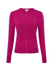 Marie Lund Kardigan Kobiety wyrazisty róż, XL. Czerwone kardigany damskie Marie Lund, xl, bez wzorów, z syntetyku, bez kołnierzyka. Za 139.95 zł.
