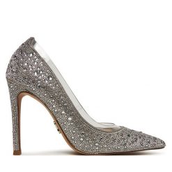 Szpilki Steve Madden. Szare szpilki damskie Steve Madden, bez wzorów, bez obcasa, na szpilce, bez zapięcia. Za 469.99 zł.