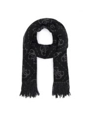 Guess Szalik AW5217 VIS03 Czarny. Czarne rękawiczki damskie Guess, z aplikacjami, z poliesteru. Za 234.99 zł.
