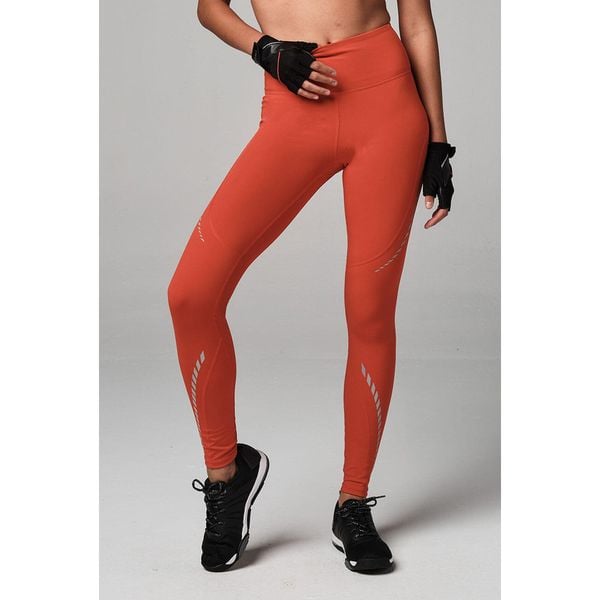 Legginsy sportowe damskie STRONG ID z wysokim stanem. Brązowe legginsy damskie STRONG ID, xs, bez wzorów, z materiału, z podwyższonym stanem, do biegania. Za 159.99 zł.