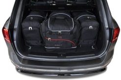 Torby Do Bagażnika Vw Touareg 2010-2017 4Szt Kjust. Czarne torby podróżne damskie KJUST, bez wzorów, z kauczuku. Za 1,345.00 zł.