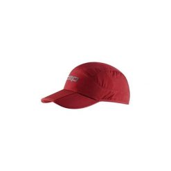 Sportowa czapka z daszkiem do biegania unisex lekka regulowana CORE Run CEP. Czerwone czapki damskie CEP, bez wzorów, sportowe. Za 84.00 zł.