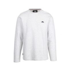 Trespass Calverley - Męski sweter na co dzień w kolorze off-white marl. Białe swetry męskie Trespass, m, bez wzorów, ze splotem, bez kołnierzyka, bez ramiączek. Za 272.99 zł.