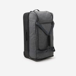 Torba podróżna na kółkach Kipsta Essential 105L. Czarne torby podróżne damskie KIPSTA, bez wzorów. Za 349.99 zł.