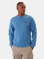 Napapijri Bluza B-Small Box CNP0A88TP Niebieski Relaxed Fit. Niebieskie bluzy męskie Napapijri, m, bez wzorów, z bawełny, bez ramiączek, bez kaptura. Za 309.99 zł.
