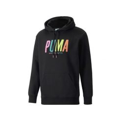 Bluzy sportowa męska Puma Swxp Graphic. Czarne bluzy sportowe męskie Puma, l, bez wzorów, z kapturem. Za 415.00 zł.