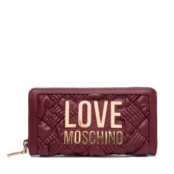Portfel LOVE MOSCHINO. Czerwone portfele damskie Love Moschino. Za 639.99 zł.