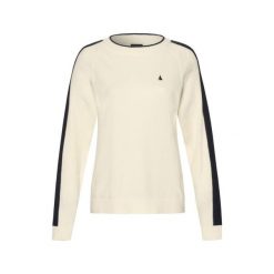 Sweter damski Musto Marine Crew. Białe swetry nierozpinane damskie Musto, bez wzorów, marine, bez kołnierzyka, bez ramiączek. Za 394.00 zł.
