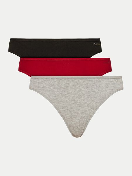 Calvin Klein Underwear Komplet stringów 000QD5217E Kolorowy. Majtki damskie Calvin Klein Underwear, z bawełny. Za 119.99 zł.