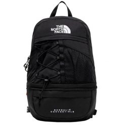 Plecak sportowo-turystyczny dla dorosłych The North Face Borealis Convertible. Czarne plecaki męskie The North Face, bez wzorów, z materiału, sportowe. Za 349.99 zł.