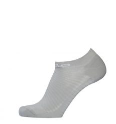 Skarpetki do biegania dla dorosłych Odlo Ceramicool INVISIBLE. Białe skarpetki damskie ODLO, bez wzorów, z dzianiny. Za 69.99 zł.