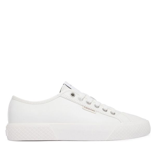 Trampki Calvin Klein. Białe trampki i tenisówki damskie Calvin Klein, bez wzorów, bez zapięcia. Za 332.99 zł.