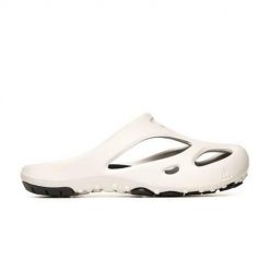 Klapki damskie Teva Keen Shanti. Białe klapki damskie Teva, bez wzorów, z materiału, sportowe, bez obcasa, bez zapięcia. W wyprzedaży za 249.00 zł.