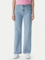 Tommy Jeans Jeansy Mia DW0DW23112 Niebieski jasny Straight Fit. Niebieskie jeansy damskie Tommy Jeans, bez wzorów, z bawełny. Za 409.99 zł.