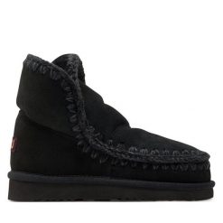 Śniegowce Mou. Czarne śniegowce damskie Mou, bez zapięcia. Za 979.99 zł.