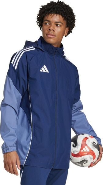 Kurtka męska Adidas Kurtka męska Tiro 25 Competition All-Weather niebieska JI6543 XL. Niebieskie kurtki męskie Adidas, m, bez wzorów, bez kaptura. Za 409.31 zł.