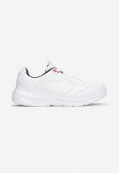Biało-Czarne Buty Sportowe Amedee. Białe buty sportowe męskie Born2be, bez wzorów, przed kostkę, bez zapięcia. Za 109.99 zł.
