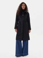 LAUREN RALPH LAUREN Płaszcz wełniany 297P04140001 Czarny Regular Fit. Czarne płaszcze damskie Lauren Ralph Lauren, na zimę, bez wzorów, z syntetyku, bez kołnierzyka, bez kaptura. Za 1,899.00 zł.