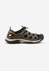 Ciemnobeżowe Buty Sportowe Sneakersy z Geometrycznym Wzorem Ainira. Brązowe buty sportowe męskie Born2be, bez wzorów, bez zapięcia. Za 109.99 zł.