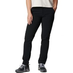 Damskie spodnie turystyczne Columbia Back Beauty Softshell. Czarne spodnie sportowe damskie Columbia, na lato, bez wzorów, z softshellu, sportowe, trekkingowe. W wyprzedaży za 492.00 zł.