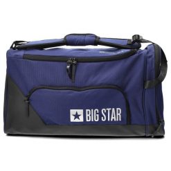 Torba unisex Big Star, duża do ręki i na ramię na zamek sportowa podróżna, niebieska, RR574097. Niebieskie torby podróżne damskie BIG STAR, bez wzorów, do ręki, duże. Za 161.99 zł.