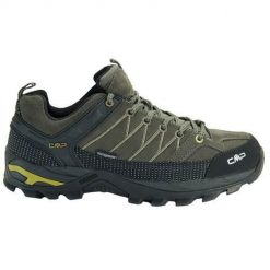 Buty trekkingowe męskie CMP Rigel Low WP. Czarne buty zimowe męskie CMP, bez wzorów, bez obcasa, bez zapięcia. W wyprzedaży za 359.99 zł.