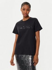 Weekend Max Mara T-Shirt Vello 2515971051 Czarny Regular Fit. Czarne t-shirty damskie Weekend Max Mara, s, bez wzorów, z bawełny, bez kołnierzyka, bez ramiączek. Za 289.99 zł.