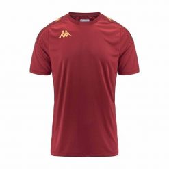 Koszulka Kappa Gianto. Brązowe koszulki sportowe męskie Kappa, bez wzorów, bez ramiączek, do piłki nożnej. Za 195.50 zł.