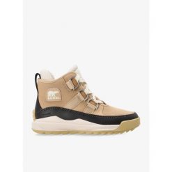Buty zimowe damskie Sorel Ona RMX Chukka Plus WP. Brązowe obuwie trekkingowe damskie Sorel, bez zapięcia. Za 377.99 zł.