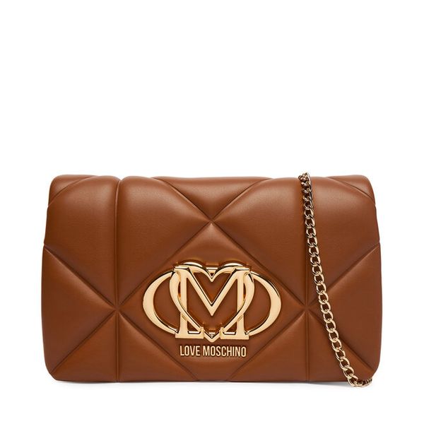 Torebka LOVE MOSCHINO. Brązowe torebki do ręki damskie Love Moschino, bez wzorów, bez dodatków. Za 789.99 zł.