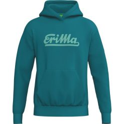 Niebieska bluza z kapturem Erima Retro. Niebieskie bluzy damskie 55PROTEC, m, bez wzorów, z bawełny, retro, bez ramiączek, z kapturem. Za 312.99 zł.