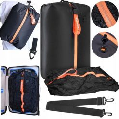 Torba kompresyjna zwiększająca pojemność Travel Vacuum Bag Aerogogo VB0-M 20L. Czarne torby na ramię męskie AEROGOGO, bez wzorów, z materiału, na ramię. Za 149.00 zł.