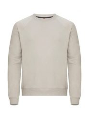 Clique Miami PRO bluza z okrągłym dekoltem z French terry z recyklingiem – Stone. Brązowe bluzy damskie CLIQUE, l, bez wzorów, z bawełny, bez ramiączek, bez kaptura. Za 189.36 zł.