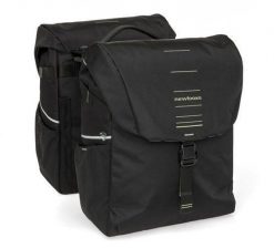 Torba rowerowa New Looxs Vigo podwójna 40 l czarno-zielona, adapter MIK 2.0. Czarne torby sportowe męskie NEW LOOXS, z aplikacjami, z materiału. Za 594.45 zł.