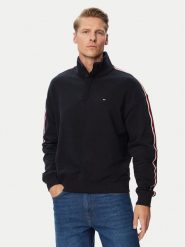 Tommy Hilfiger Bluza UM0UM03942 Granatowy Regular Fit. Niebieskie bluzy męskie Tommy Hilfiger, l, bez wzorów, z bawełny, bez ramiączek, bez kaptura. Za 409.99 zł.