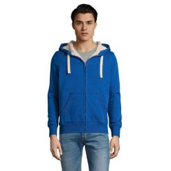 Kurtka Dla Dorosłych Unisex Sherpa Zapinana Na Zamek Błyskawiczny. Niebieskie kurtki męskie SOL'S, s, bez wzorów, sportowe, bez kaptura. Za 263.99 zł.