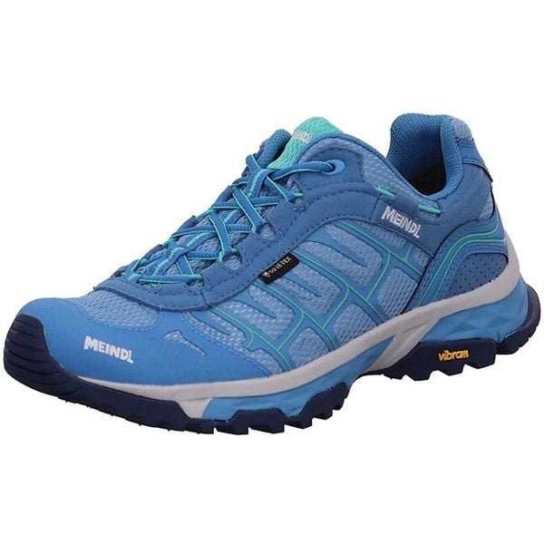 Buty trekkingowe damskie MEINDL Finale Lady GTX, z membraną Gore-Tex. Niebieskie obuwie trekkingowe damskie MEINDL, z gore-texu, bez zapięcia. Za 969.00 zł.