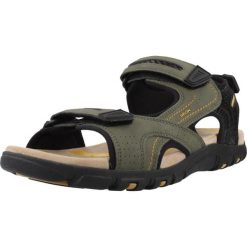 Sandały GEOX 0EKBC UOMO SANDAL STRADA Zielony. Zielone sandały męskie Geox, bez wzorów, z syntetyku, sportowe, bez zapięcia. Za 316.99 zł.
