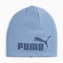 Czapka Zimowa Puma ESS Cuffless Beanie. Niebieskie czapki damskie Puma, na zimę, bez wzorów, z dzianiny, klasyczne. Za 79.20 zł.