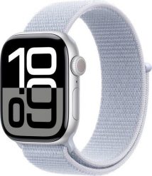 Smartwatch Apple Watch 10 GPS 42mm Silver Alu Sport Loop Niebieski (null). Niebieskie zegarki smartwatch Apple, bez wzorów. Za 1,967.66 zł.