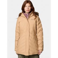 Kurtka Zimowa Damska Columbia Lay D Iv Mid. Brązowe kurtki sportowe damskie Columbia, na zimę, s, bez wzorów, bez ramiączek, bez kaptura, trekkingowe. W wyprzedaży za 1,274.00 zł.