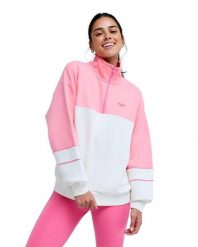Bluza dla Kobiety ESS ENERGY NEW Różowy. Czerwone bluzy damskie Roxy, l, bez wzorów, z bawełny, bez ramiączek, bez kaptura. Za 319.99 zł.