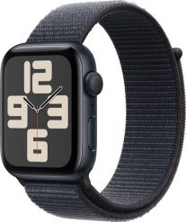 Smartwatch Apple Watch SE Gen.2 GPS 44mm Midnight Alu Sport Loop Granatowy (MXEP3). Niebieskie zegarki smartwatch Apple, bez wzorów. Za 1,194.00 zł.