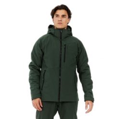 Kurtka narciarska Protest Akas. Zielone kurtki sportowe męskie Protest, na zimę, m, bez wzorów, bez kaptura, narciarskie. Za 738.50 zł.