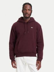 Lacoste Bluza SH8863 Brązowy ciemny Relaxed Fit. Brązowe bluzy męskie Lacoste, m, bez wzorów, z bawełny, bez ramiączek, bez kaptura. Za 561.99 zł.