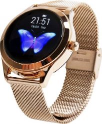 Smartwatch Oromed Smart Lady Gold Różowe złoto. Czerwone zegarki smartwatch OROMED, bez wzorów. Za 195.78 zł.