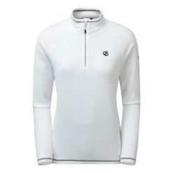 Polar Bluza Damska Freeform II. Białe bluzy damskie Dare 2B, m, bez wzorów, z polaru, sportowe, bez ramiączek, bez kaptura. Za 50.99 zł.