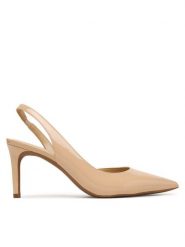 MICHAEL Michael Kors Szpilki 40R4HNMP1A Beżowy. Brązowe szpilki damskie MICHAEL Michael Kors, bez wzorów, ze skóry, bez obcasa, na szpilce, bez zapięcia. Za 629.99 zł.