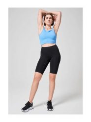 Legginsy Damskie Fitness Kolarki Casall z Wysokim Stanem. Czarne legginsy damskie Casall, bez wzorów, z materiału. Za 199.00 zł.