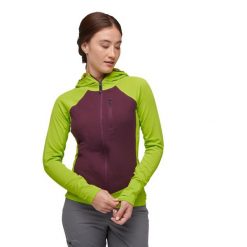 Bluza trekkingowa damska Black Diamond Coefficient LT Hybrid Hoody. Fioletowe bluzy damskie Black Diamond, l, bez wzorów, sportowe, bez ramiączek, bez kaptura. Za 320.99 zł.